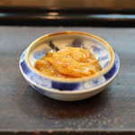 松寿司 - 自家製塩辛 あわび･塩水雲丹･唐墨