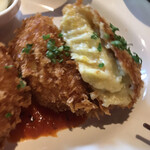 Cafe 春 - 中はとろ〜で濃厚。