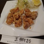 中華料理 三郷520 - ドリンクセットのなんこつ唐揚げ