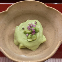 赤坂 菊乃井 - 茶豆豆腐