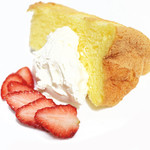 patisserie Le Coeur - 塩シフォンの盛り付け例w '13 2月中旬