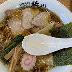 白河手打中華そば 緑川 - ワンタンメン