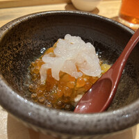 SUSHI TOKYO TEN、 新宿店 - いくらの松前漬け