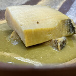 兄弟寿し - 佐渡産鮑肝ソース