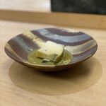 兄弟寿し - 佐渡産鮑肝ソース