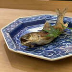 兄弟寿し - 魚沼六日町産鮎の塩焼き