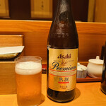 日本橋天ぷら魚新 - ◎ビールで乾杯❗️