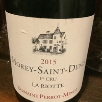 モレサンドニ1erクリュ・ラ・リオット2015(ドメーヌ・ペロ・ミノ)