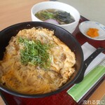 Tsukinoyufune Resutoran - 牛とじ丼とミニうどん