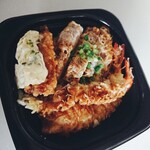 Kozouzushi - かつ丼ハーフサイズ・エビ天２本・から揚げタルタルソース