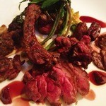 横浜馬車道 旬の肉料理イタリアン オステリア・アウストロ - 2013.4.アナグマのロースト イチジクソース添え