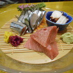 鮨処 酒主 - お刺身三種
