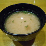 鮨処 酒主 - 蜆のお味噌汁
