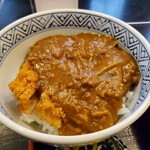 そば処 ゆう月 - ロースカツのせカレー丼