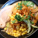 麺酒房 龍安 - ネギ味噌（大盛）