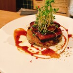 旬菜バール リカリカーレ - 鰻とフォアグラの焼きリゾット