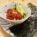 韩国海苔韩式腌鳕鱼内脏奶油芝士