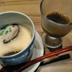 全席個室 鮨やハレの日 大宮東口駅前店 - 最初に出てくる茶わん蒸しともずく