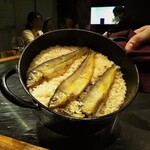 シャテーニュ - 鮎の炊き込みご飯