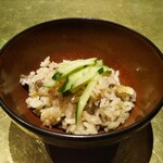 シャテーニュ - 鮎の炊き込みご飯