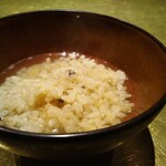 シャテーニュ - 鮎の炊き込みご飯