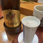 すし処 目羅 - 平日ランチでもビール飲まずにいられない