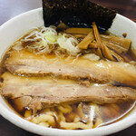 Futomenya - 中華そば(太麺　普通盛り300g油っぽく)  700円