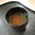 寿司 竹本 - 椀(蜆の味噌汁)