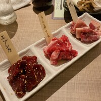 焼肉GINGA - エゾシカ・ラム肩ロース・鴨