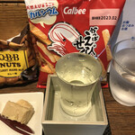 麹町いづみや しろ - 30.カルビーかっぱえびせん、山うにとうふ 熊本 五ツ木、Ｑ•Ｂ•ＢNUTS カレー味、栄光富士 日乃輪 純米大吟醸無ろ過生原酒