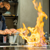 鉄板焼きWAGYU LIVERARY - A 5黒毛和牛ランプ