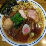 生姜醤油専門 我武者羅 - 生姜醤油ラーメン/アップ