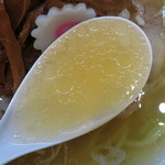 生姜醤油専門 我武者羅 - 塩生姜ラーメン/スープ