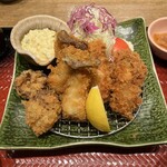 Ootoya - 秋鮭のミックスフライ定食