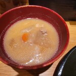 とんかつ檍 - トン汁