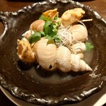 Washokuba Hasuya - ばい貝旨煮980円