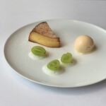 twu-ru-musuguriruba- - BAKED RARE CHEESECAKE
      SHINE MUSCAT・MINT