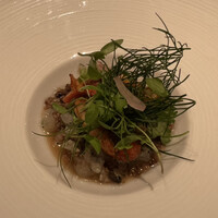 カンテサンス - 鱧、アンズタケ、キヌガサタケ、タマゴタケ