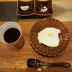 中華蕎麦 沙羅善 - 葡萄ジュース + 手作りおぼろ豆腐