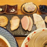 中華蕎麦 沙羅善 - 特選チャーシュー 5種盛