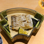 東麻布 天本 - 太刀魚炭焼き