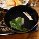 山田旅館 - 松茸！！ちっちゃいし、薄いけど！入れてくれるのが、御馳走です。