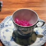 Saucer - 赤紫蘇のグラニテ