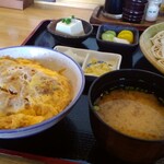 Yanagiya - 大根蕎麦＋ミニカツ丼