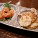 九州うまいもんと焼酎 芋蔵 - 酒の肴二種盛り合わせ