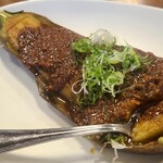 ふれあいステーション龍泉閣 - カレーで食べるスプーンを使って茄子の大きさを考える