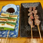 麒麟ビヤホール - 葱焼きと砂肝