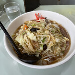 分福 - 野菜炒めラーメン（普通盛）