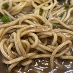 ラーメン山岡家 - 麺アップ