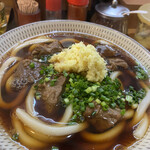 肉うどん ふじ岡 - 